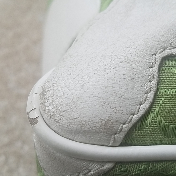 Coach green canvas with leather bucket bag - Picture 5 of 8